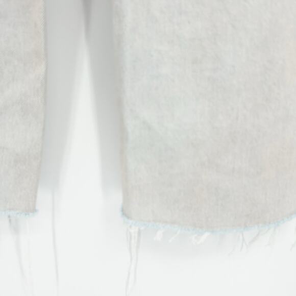 Levis Womens Dyed Raw Hem High Rise Ribcage Wide Leg Jeans Size 24 Light Wash - Picture 9 of 10